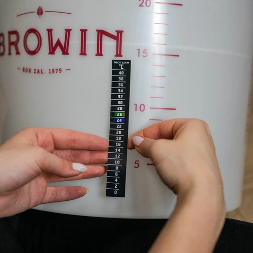 Šķidrkristālu termometrs (0°C līdz +40°C) 15 cm - 4