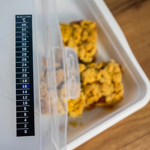 Šķidrkristālu termometrs (0°C līdz +40°C) 15 cm - 5