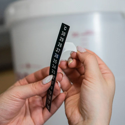 Šķidro kristālu termometrs (+16 °C līdz +30 °C) 13 cm - 4