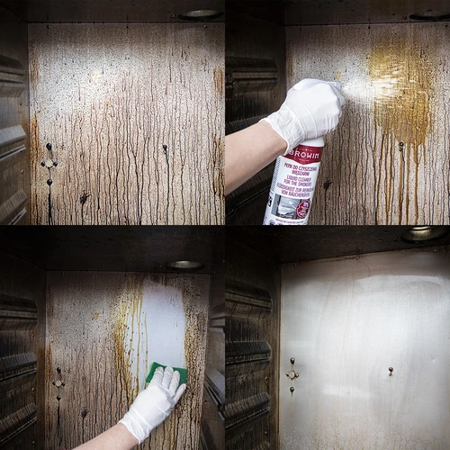 Šķidrums kūpinātavu, cepeškrāšņu, grilu, plīšu un kurtuvju tīrīšanai - 8