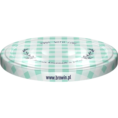 Skrūvējamais vāciņš fi 53, rūtains - 10 gab. - 3