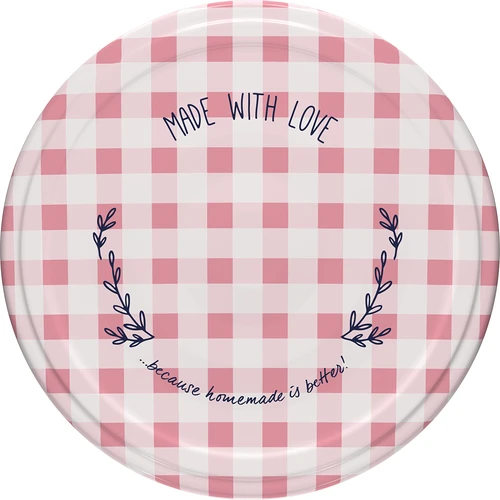 Skrūvējamais vāciņš fi 53, rūtains - 10 gab. - 4