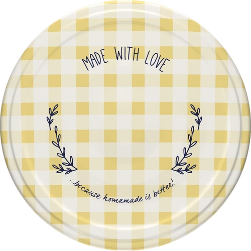 Skrūvējamais vāciņš fi 53, rūtains - 10 gab. - 6