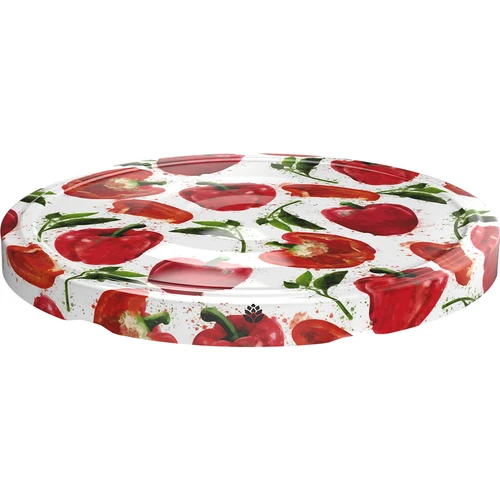 Skrūvējamais vāciņš fi 82/6 ar paprikas zīmējumiem – 10 gab. - 2