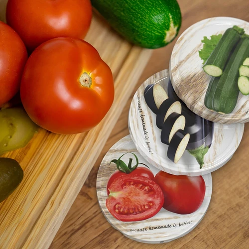 Skrūvējamais vāciņš fi 82/6 dārzeņi 4 - 10 gab. - 17