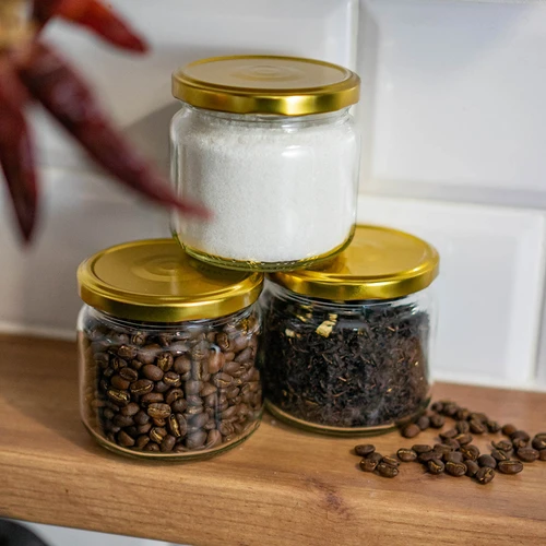 Skrūvējamais vāciņš fi 82/6, zeltains - 10 gab. - 3