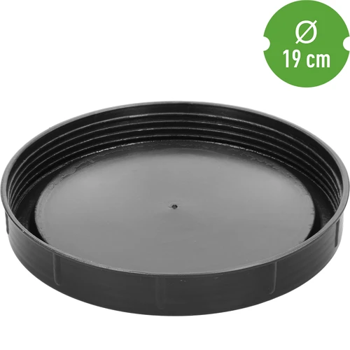 Skrūvējamais vāks kvadrātveida 20 L mucai, fi 19 cm - 2
