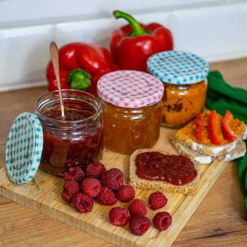 Skrūvējami vāciņi fi 82/6, rūtoti - 10 gab. - 12