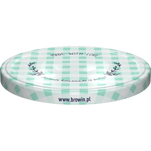 Skrūvējami vāciņi fi 82/6, rūtoti - 10 gab. - 3