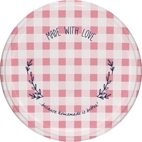 Skrūvējami vāciņi fi 82/6, rūtoti - 10 gab. - 4