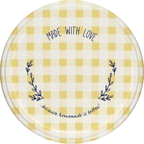 Skrūvējami vāciņi fi 82/6, rūtoti - 10 gab. - 6