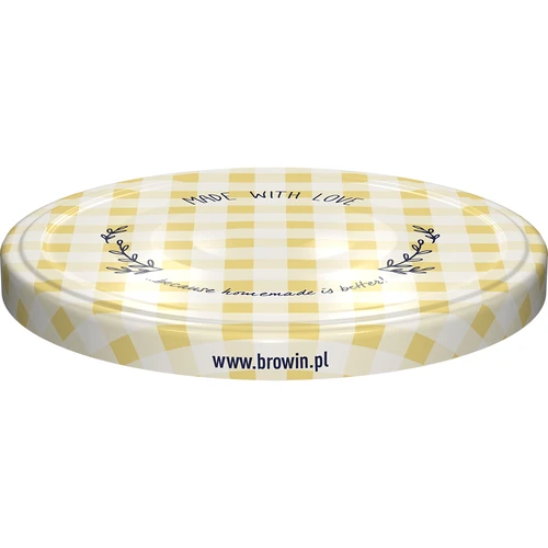 Skrūvējami vāciņi fi 82/6, rūtoti - 10 gab. - 7