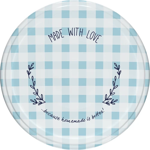 Skrūvējami vāciņi fi 82/6, rūtoti - 10 gab. - 8