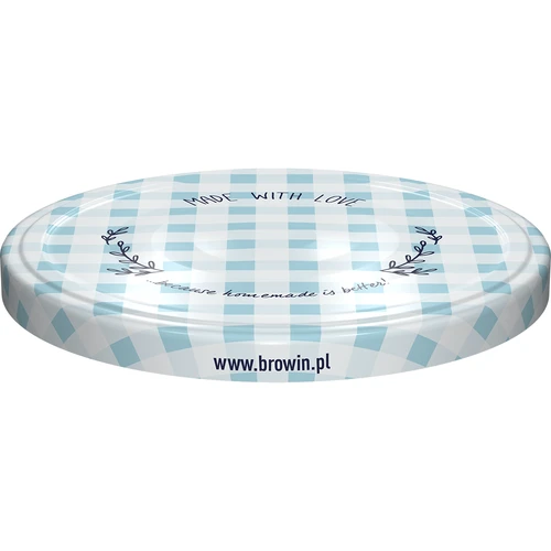 Skrūvējami vāciņi fi 82/6, rūtoti - 10 gab. - 9