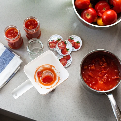 Skrūvējams burku vāciņš fi 66/4 ar dārzeņu attēliem - 10 gab. - 16