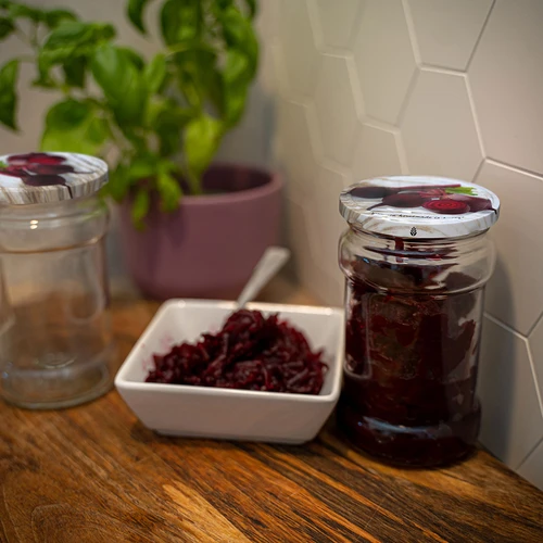 Skrūvējams burku vāciņš fi 66/4 ar dārzeņu attēliem - 10 gab. - 18