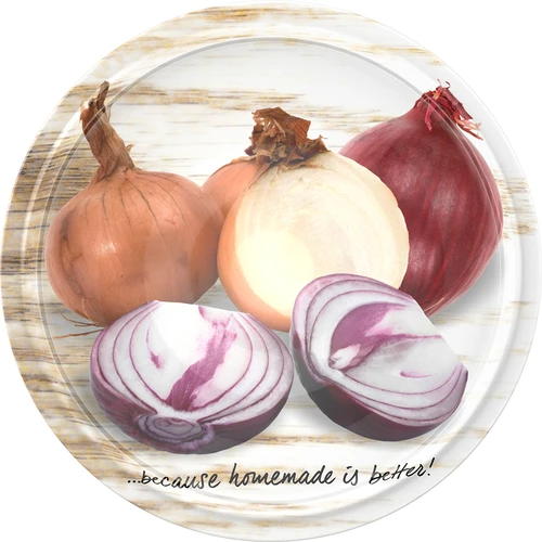 Skrūvējams burku vāciņš fi 66/4 ar dārzeņu attēliem - 10 gab. - 9