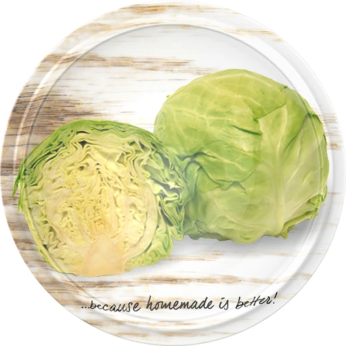 Skrūvējams burku vāciņš fi 66/4 ar dārzeņu attēliem - 10 gab. - 10