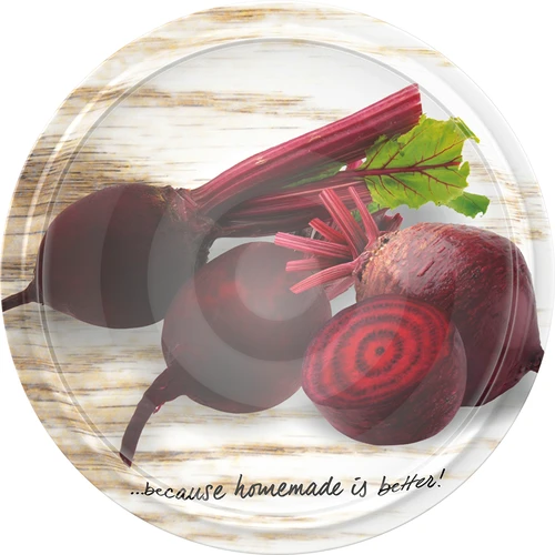 Skrūvējams burku vāciņš fi 66/4 ar dārzeņu attēliem - 10 gab. - 11