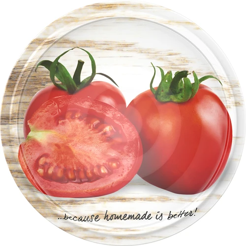 Skrūvējams burku vāciņš fi 66/4 ar dārzeņu attēliem - 10 gab. - 12