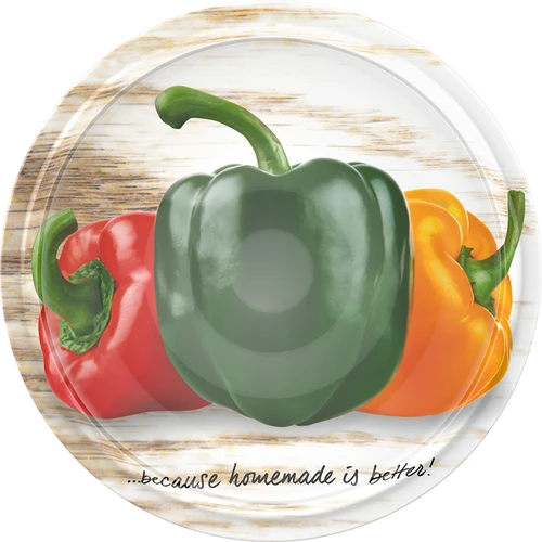 Skrūvējams burku vāciņš fi 66/4 ar dārzeņu attēliem - 10 gab. - 14