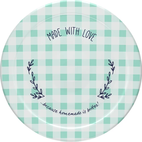 Skrūvējams vāciņš fi 43, rūtiņraksts - 10 gab. - 2