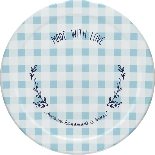 Skrūvējams vāciņš fi 43, rūtiņraksts - 10 gab. - 8