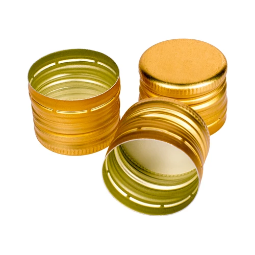 Skrūvējams vāciņš pudelēm fi31,5/24 - zelta - 6 gab.