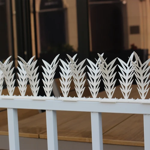 Sloksnes ar tapām putnu atbaidīšanai, dekoratīvas, baltas - no plastmasas, 6 gab. - 10