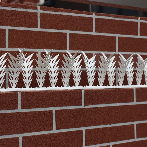 Sloksnes ar tapām putnu atbaidīšanai, dekoratīvas, baltas - no plastmasas, 6 gab. - 12