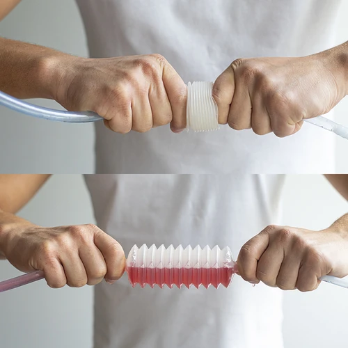 Šļūtene vīna nolejšanai ar sūkni - 8