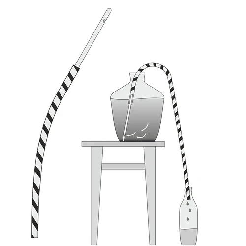 Šļūtene vīna noliešanai no nogulsnēm - 5