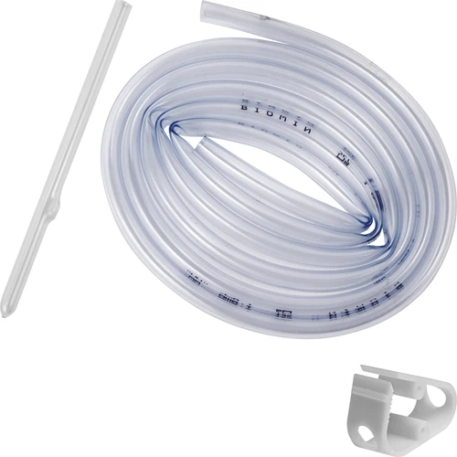 Šļūtene vīna noņemšanai no nogulsnēm ar skavu