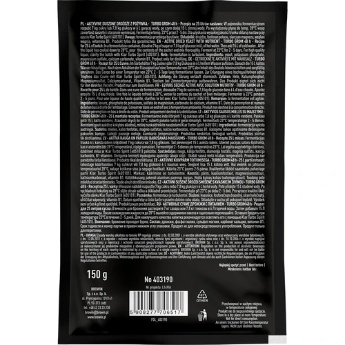 Spirta raugs Turbo Grom 48h - 2