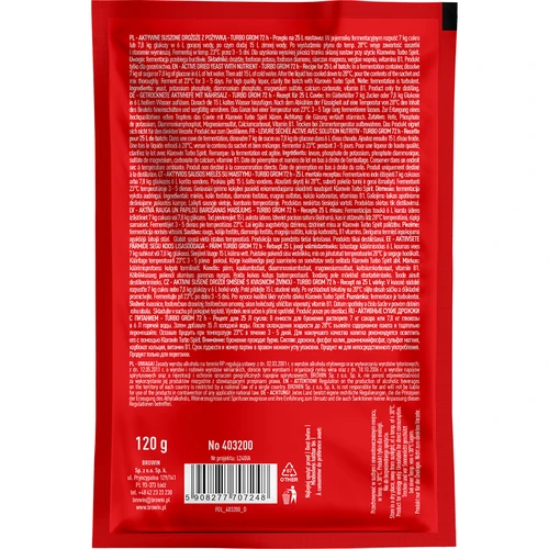 Spirta raugs Turbo Grom 72h - 2