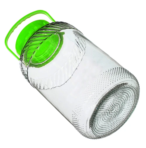 Stikla burka 8 L, ar knaiblēm - 4