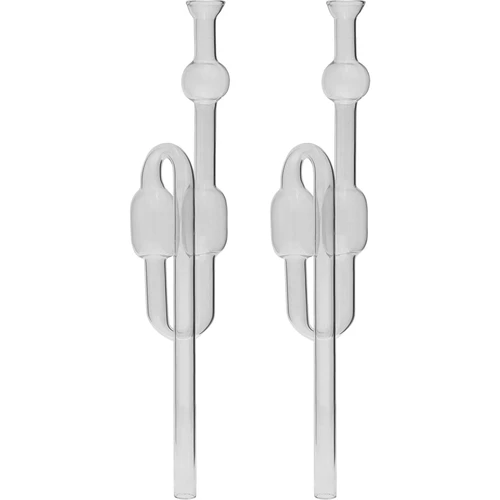 Stikla fermentācijas caurulīte, iepakojumā pa 2 gab.