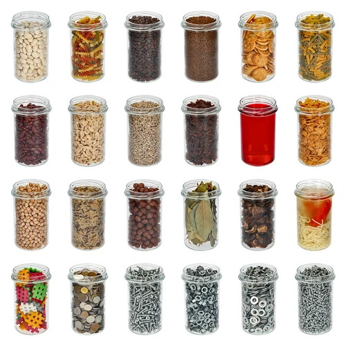 Taisna burka 545 ml (fi 82) - ar melnu vāciņu, 6 gab. - 7