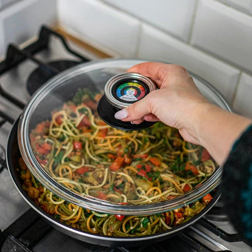 Termometrs-rokturis vākam (no 0 °C līdz +120 °C) Ø8,5 cm - 4