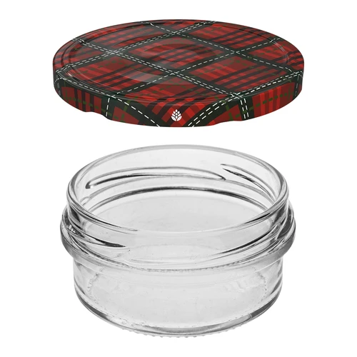 TO burciņa 65 ml ar krāsainu vāciņu fi66 - 6 gab. - 2