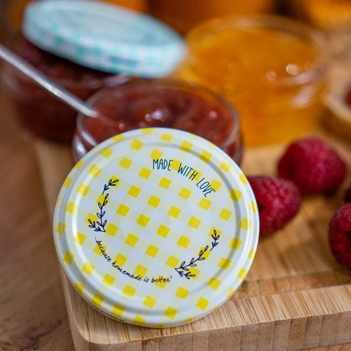 TO burciņa 65 ml ar krāsainu vāciņu fi66 - 6 gab. - 10