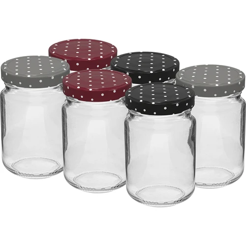 TO burka 156 ml ar krāsainu vāciņu fi 53/4 - 6 gab.