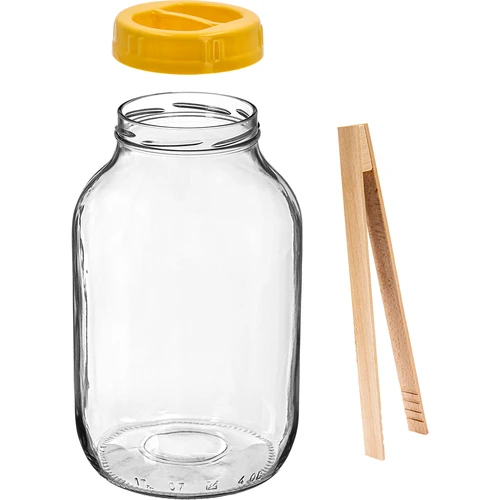 TO burka 4 L, knaibles un plastmasas skrūvējams vāciņš fi 100 ar rokturi - 2