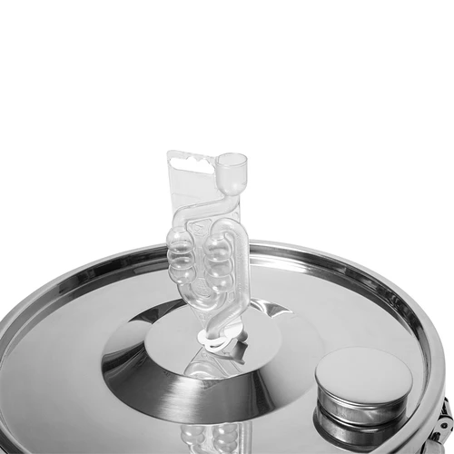 Trauks fermentācijai un destilācijai - nerūsējošais tērauds 18 l, 5 skavas - 9