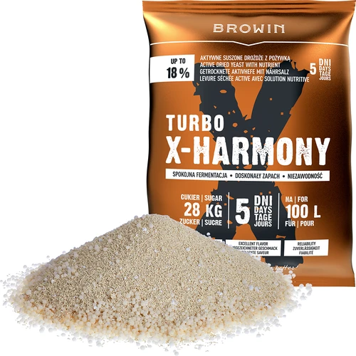 Turbo raugs X-Harmony 18%, 100 L, 360 g - 3