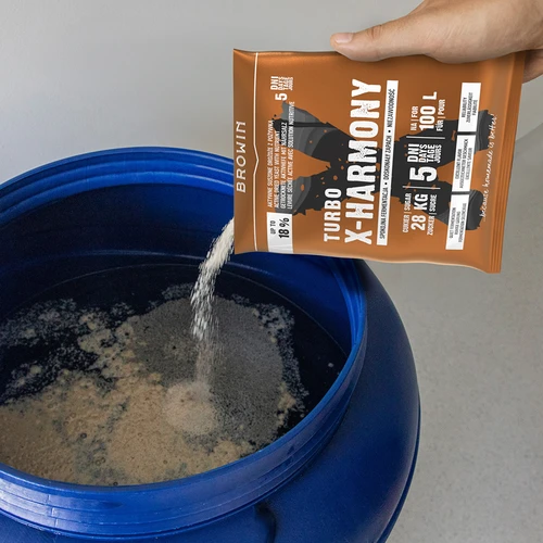 Turbo raugs X-Harmony 18%, 100 L, 360 g - 5