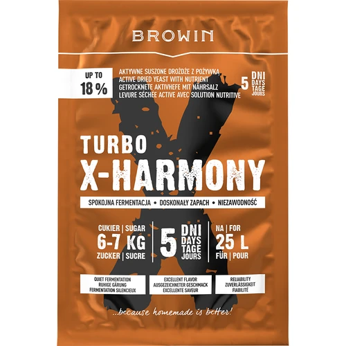 Turbo raugs X-Harmony 18%, 25 L, 138 g