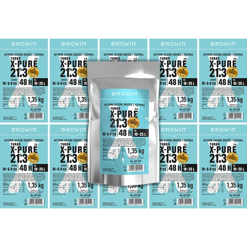 Turbo raugs X-Pure 21,3%, 10 x 25 L, 1,35 kg - 5