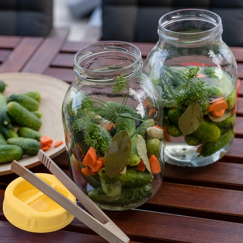 Twist-off 3 L burka, knaibles un plastmasas skrūvējams vāciņš fi 100, ar rokturi - 6