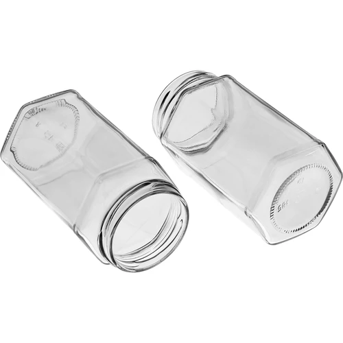 Twist-off burka 385 ml ar melnu vāciņu fi 63, 6 gab. - 6